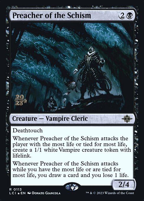 Preacher of the Schism (The Lost Caverns of Ixalan Promos #113s)