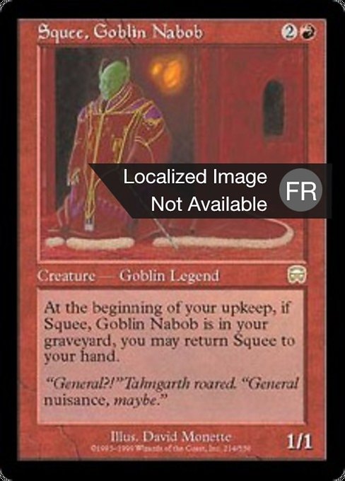 Squee, Goblin Nabob (Mercadian Masques #214)