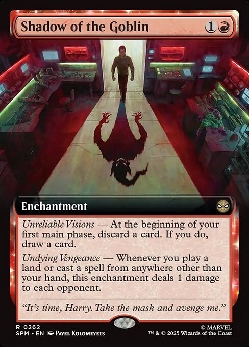 Shadow of the Goblin magic the gathering card art