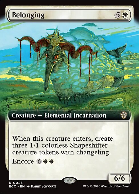 Belonging magic the gathering card art