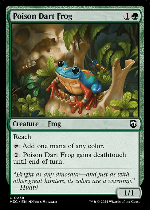 Poison Dart Frog (Modern Horizons 3 Commander #238)