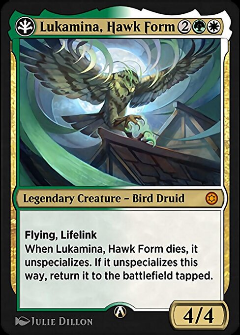 Lukamina, Hawk Form