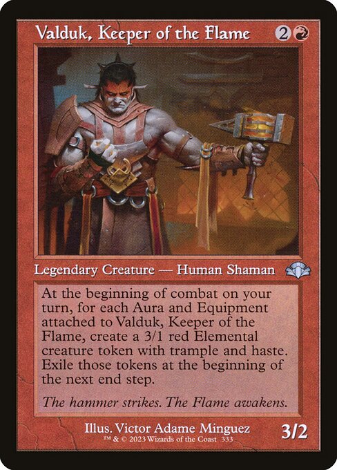 Valduk, gardien de la Flamme|Valduk, Keeper of the Flame