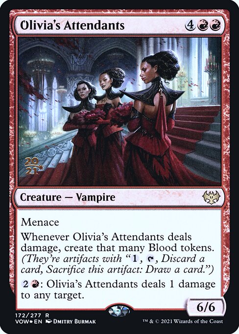 Olivia's Attendants (Innistrad: Crimson Vow Promos #172s)