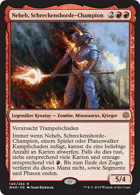 Neheb, Dreadhorde Champion (War of the Spark #140)