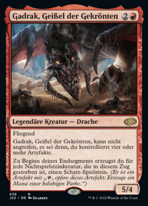 Gadrak, the Crown-Scourge (Jumpstart 2022 #538)