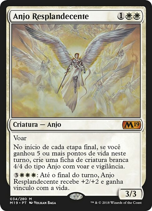 Resplendent Angel (Core Set 2019 #34)