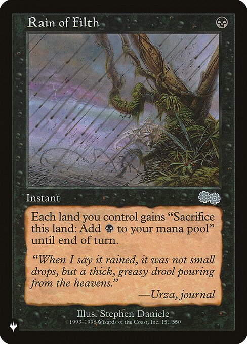 Rain of Filth (The List)