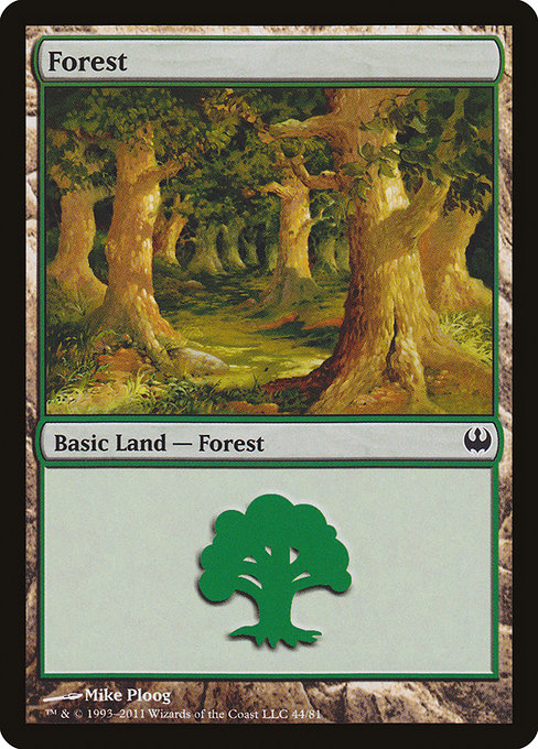 Forest (Duel Decks: Knights vs. Dragons #44)