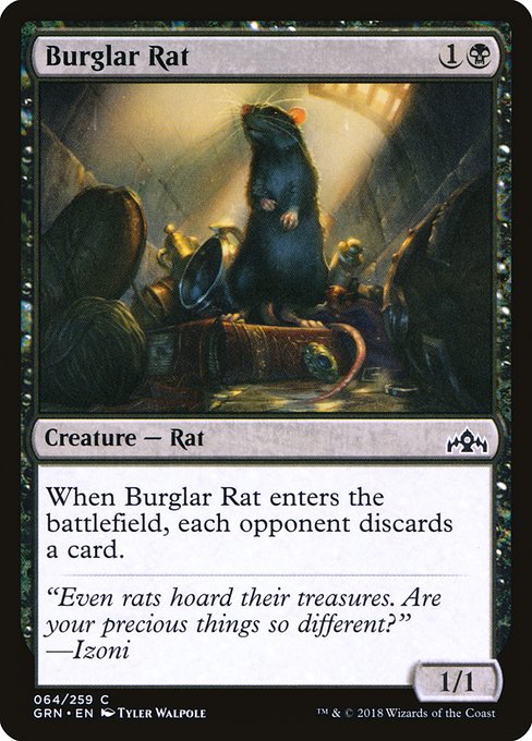 Burglar Rat card image