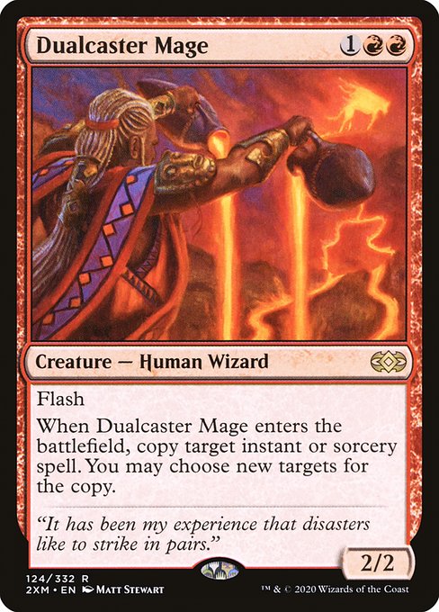 Dualcaster Mage (Double Masters #124)