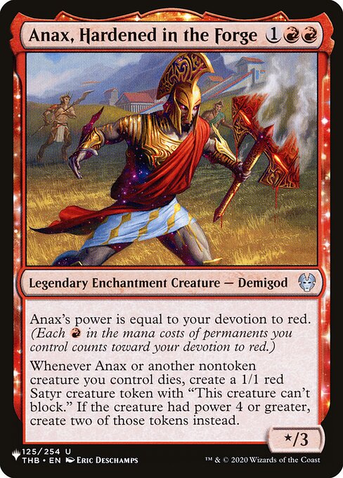 Anax, Hardened in the Forge (The List #THB-125)