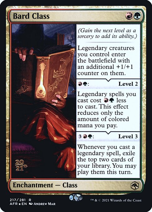 Bard Class (Adventures in the Forgotten Realms Promos #217s)