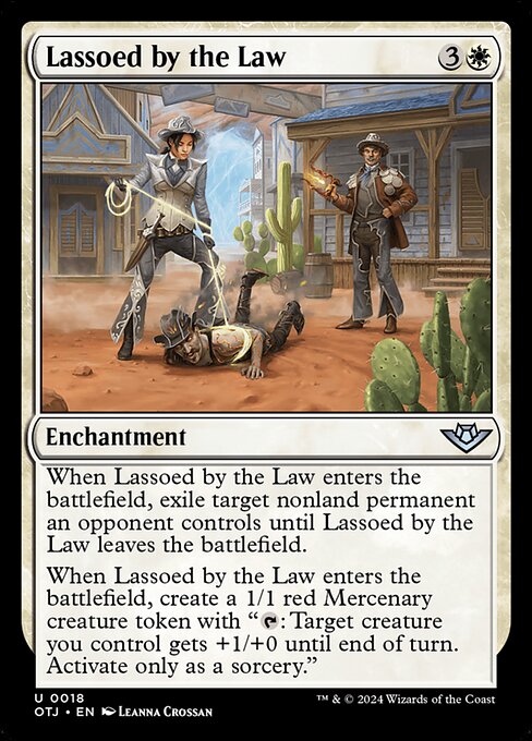 Lassoed by the Law card image