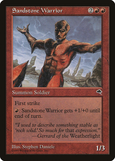 Sandstone Warrior (TMP)
