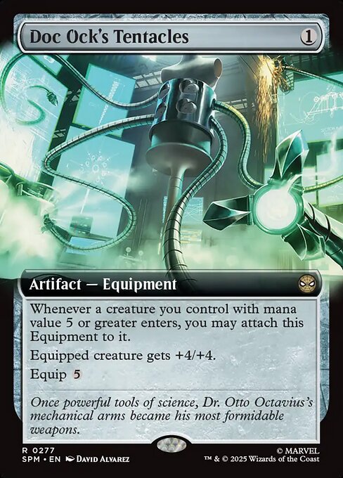 Doc Ock's Tentacles magic the gathering card art