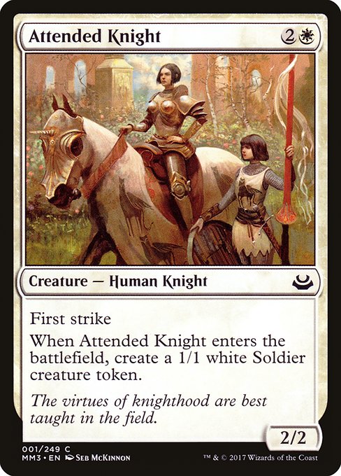 Attended Knight (Modern Masters 2017 #1)