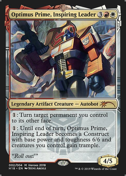 Optimus Prime, Inspiring Leader (HTR18)