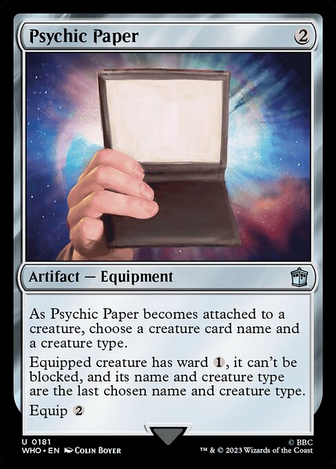 Psychic Paper (who) 181