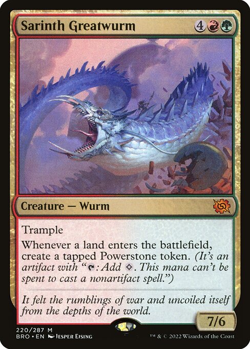 Sarinth Greatwurm (The Brothers' War #220)