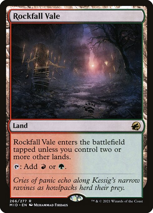 Rockfall Vale (Innistrad: Midnight Hunt #266)