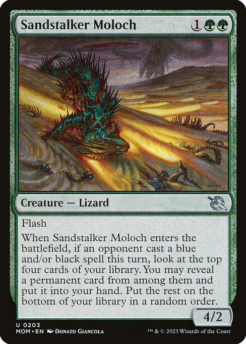 Sandstalker Moloch (March of the Machine #203)