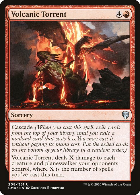 Volcanic Torrent (Commander Legends #208)