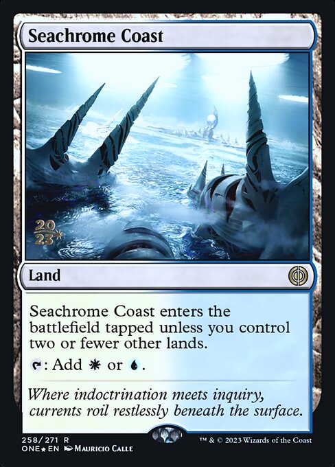 Seachrome Coast (Phyrexia: All Will Be One Promos #258s)