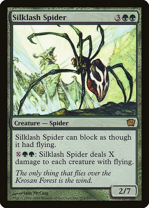 Araignée fouettesoie|Silklash Spider