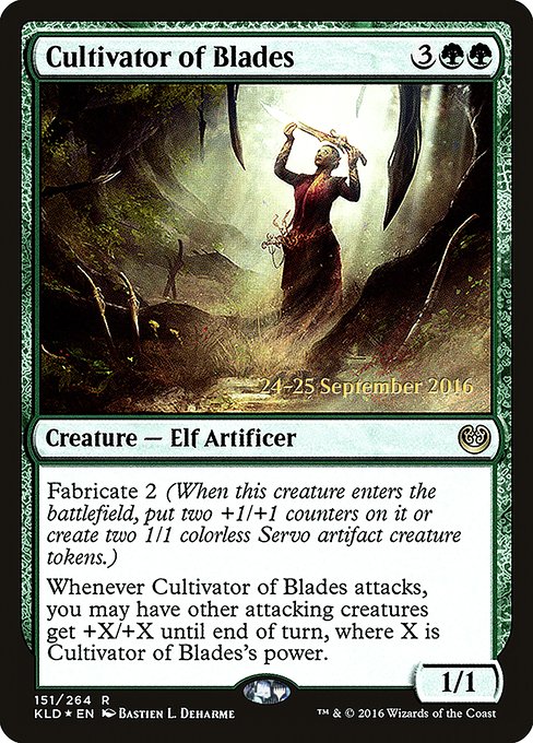 Cultivator of Blades (Kaladesh Promos #151s)