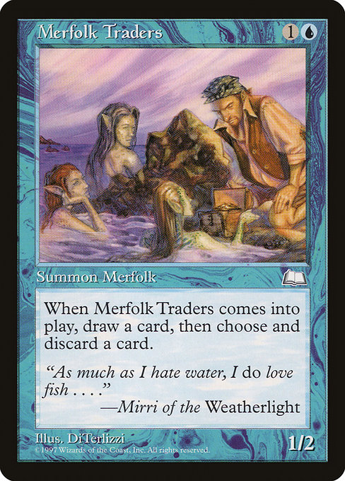 Merfolk Traders (Weatherlight #43)