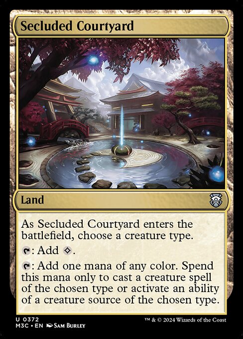 Secluded Courtyard (Modern Horizons 3 Commander #372)