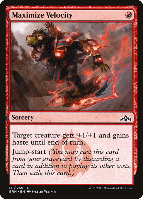 Maximize Velocity (grn) 111