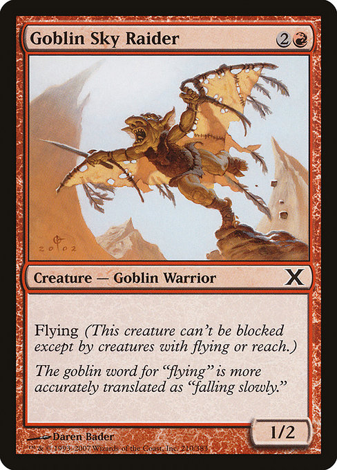 Goblin Sky Raider (10e) 210