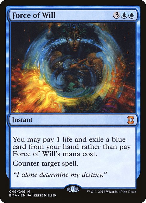 Buy/Sell Force of Will - Magic Margins