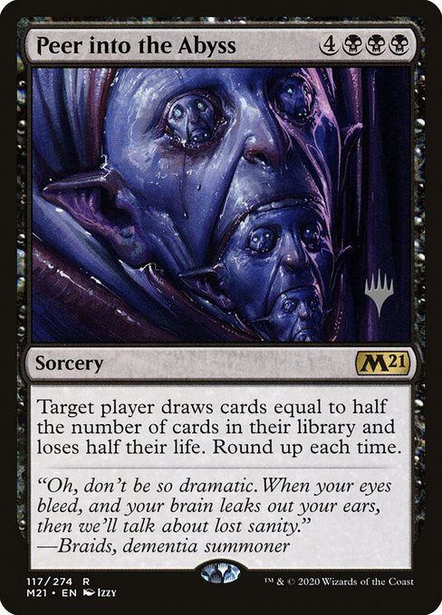 Peer into the Abyss (Core Set 2021 Promos #117p)