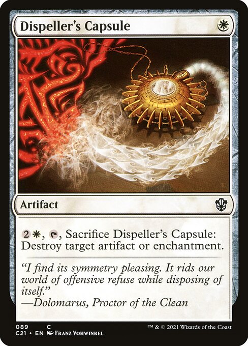 Dispeller's Capsule (Commander 2021 #89)