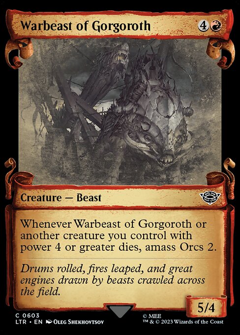 Bête de guerre de Gorgoroth|Warbeast of Gorgoroth