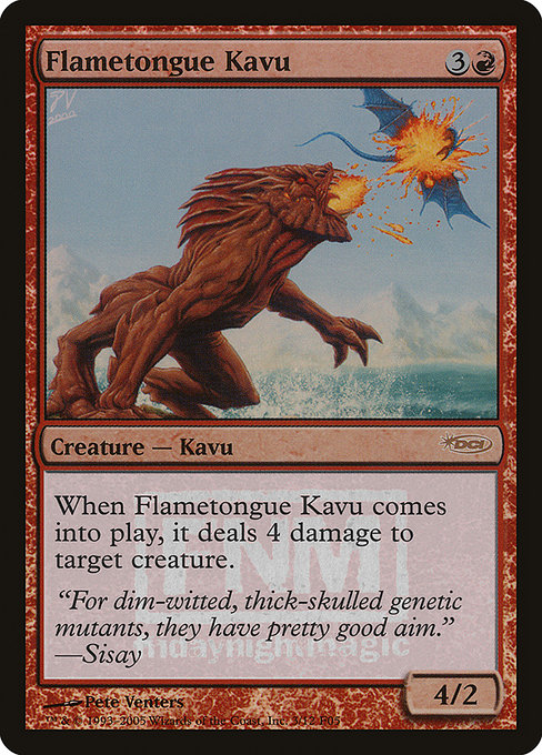 Flametongue Kavu (Friday Night Magic 2005 #3)