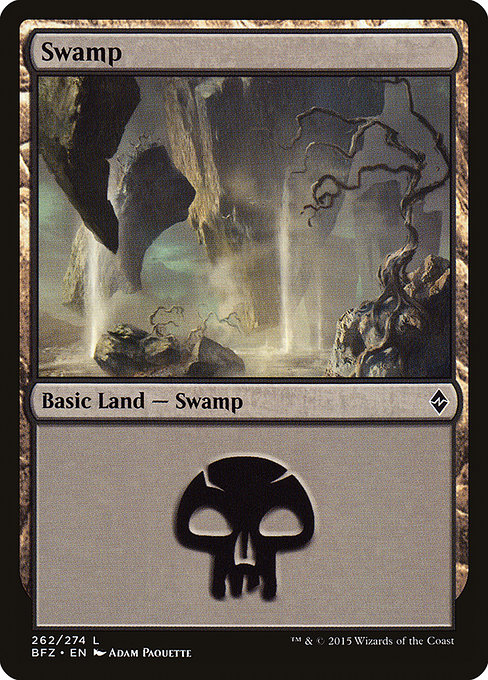 Swamp (Battle for Zendikar #262a)