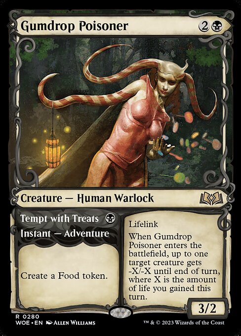 Gumdrop Poisoner // Tempt with Treats card image