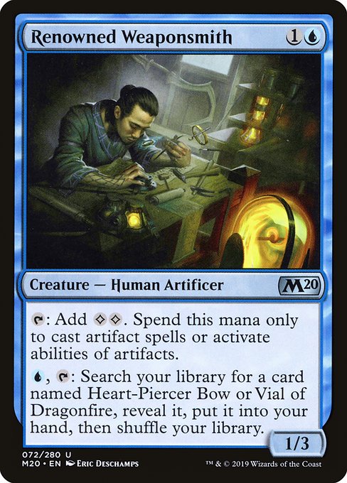 Renowned Weaponsmith (Core Set 2020 #72)