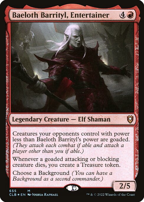 Baeloth Barrityl, Entertainer (clb) 655