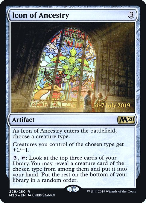Icon of Ancestry (Core Set 2020 Promos #229s)