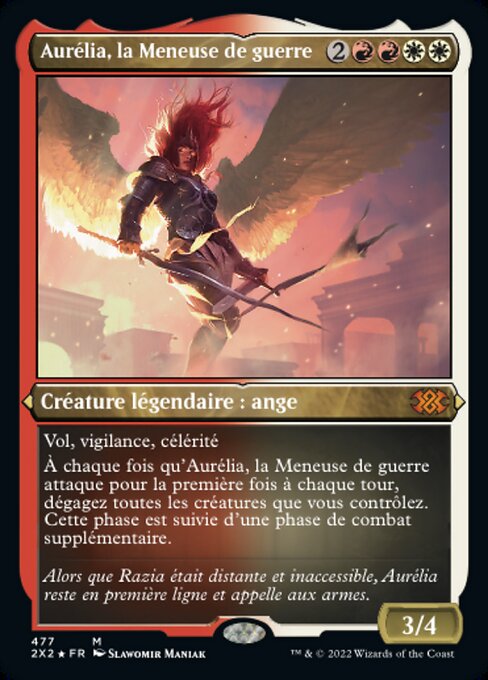 Aurelia, the Warleader (Double Masters 2022 #477)