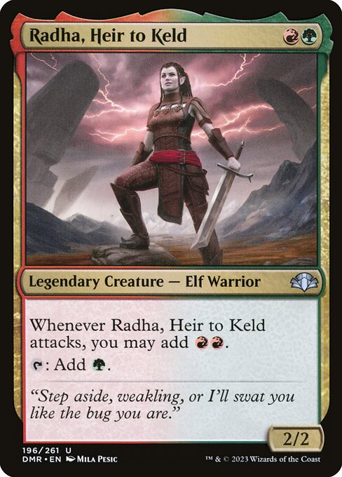 Radha, Heir to Keld (Dominaria Remastered #196)