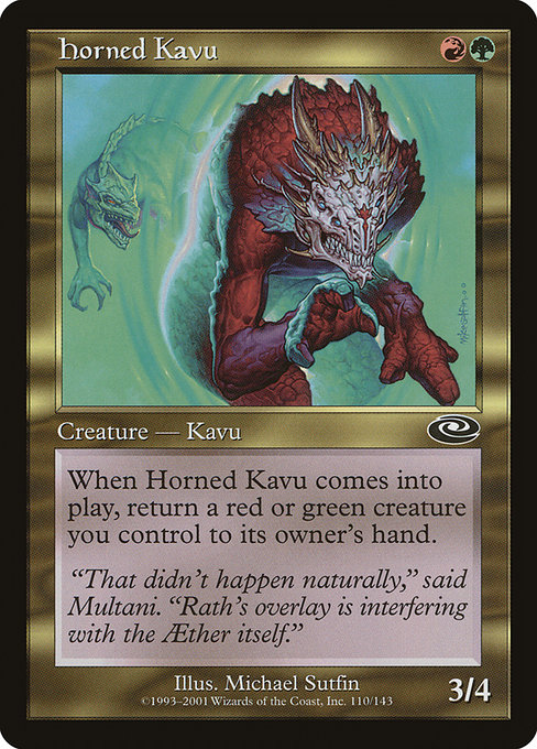 Horned Kavu (Planeshift #110)