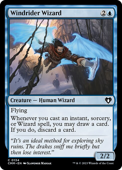 Sorcier des vents|Windrider Wizard