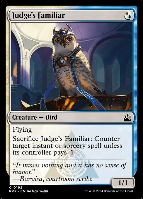 Judge's Familiar (rvr) 192