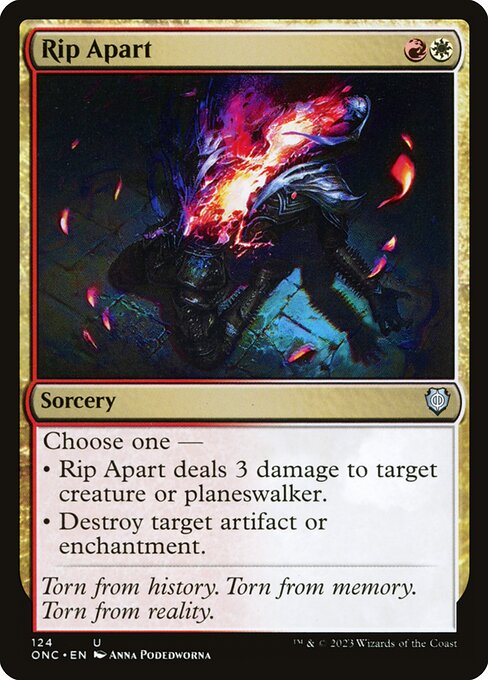 Rip Apart (Phyrexia: All Will Be One Commander #124)